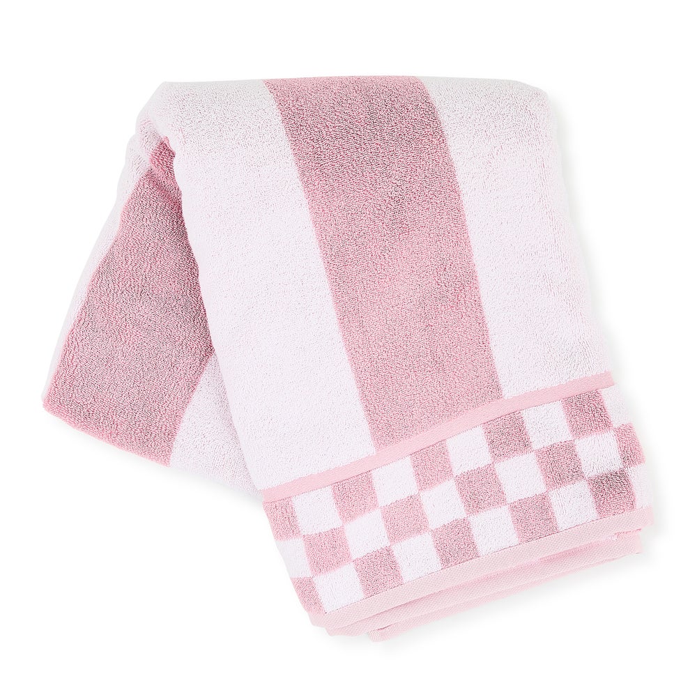 Rosy Stripe Bath Towel mackenzie-childs Panama imagen 1