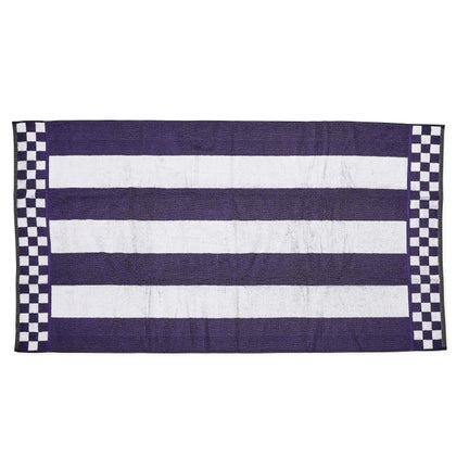 Plum Stripe Bath Towel
