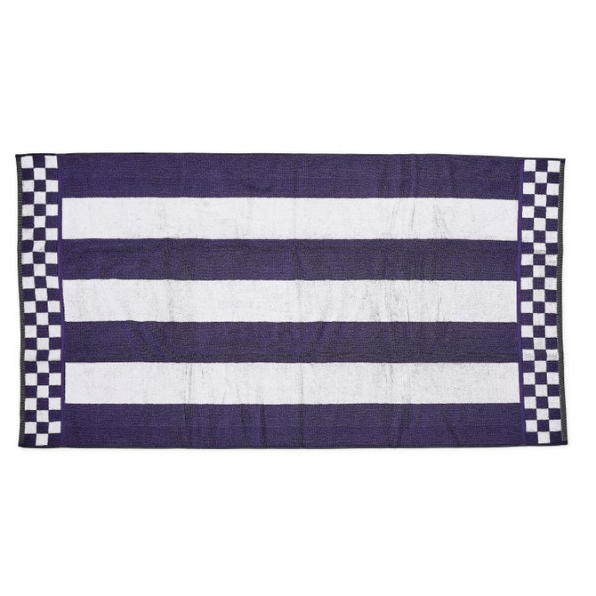 Plum Stripe Bath Towel image number 2