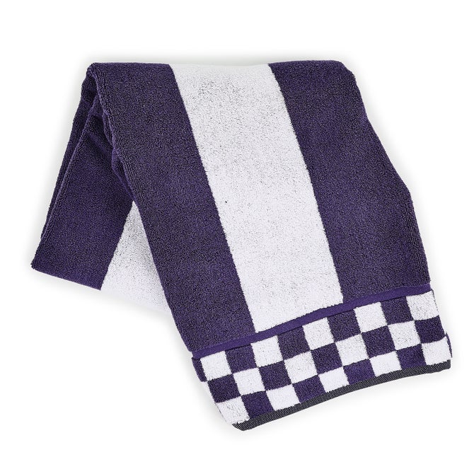 Plum Stripe Bath Towel image number 0