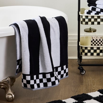 Courtly Striped Bath Towel