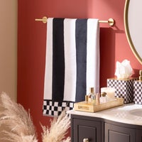Courtly Striped Bath Towel