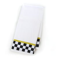 Black & White Check Hand Towel