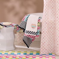 Rainbow Micro Check Bath Towel