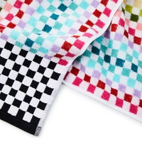Rainbow Micro Check Bath Towel