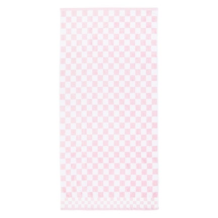 Rosy Check Bath Towel