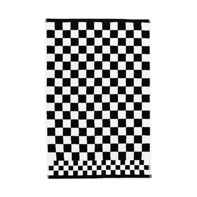 Black Check Hand Towel image number 1