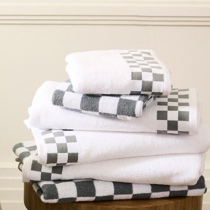 Sterling Check Hand Towel
