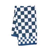 Navy Check Hand Towel