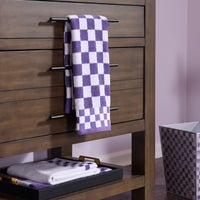 Violet Check Hand Towel