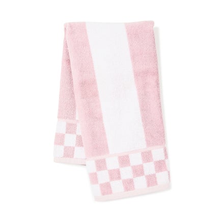 Rosy Stripe Hand Towel