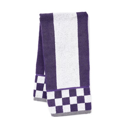 Plum Stripe Hand Towel