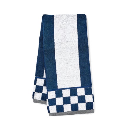 Navy Stripe Hand Towel
