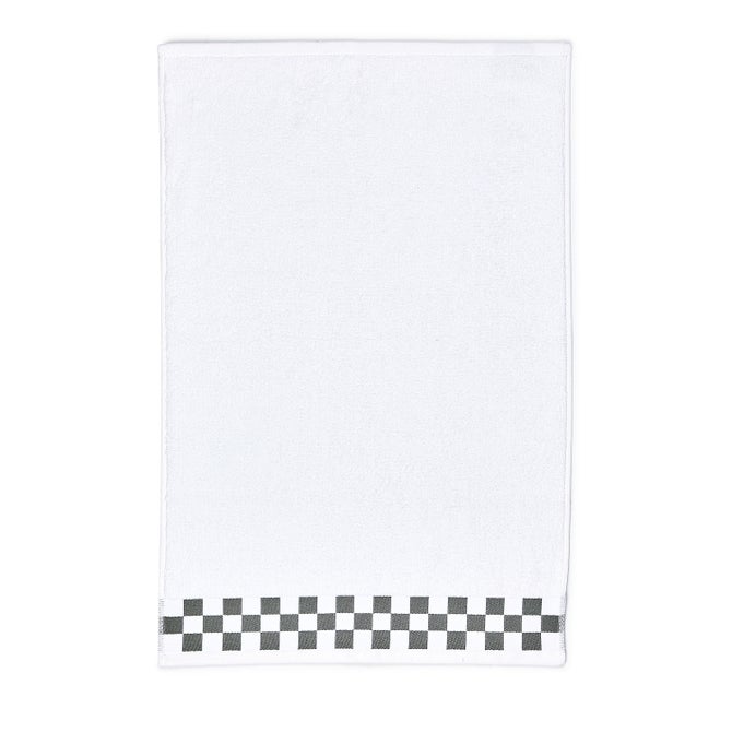Hand Towel with Grey Check Border image number 2