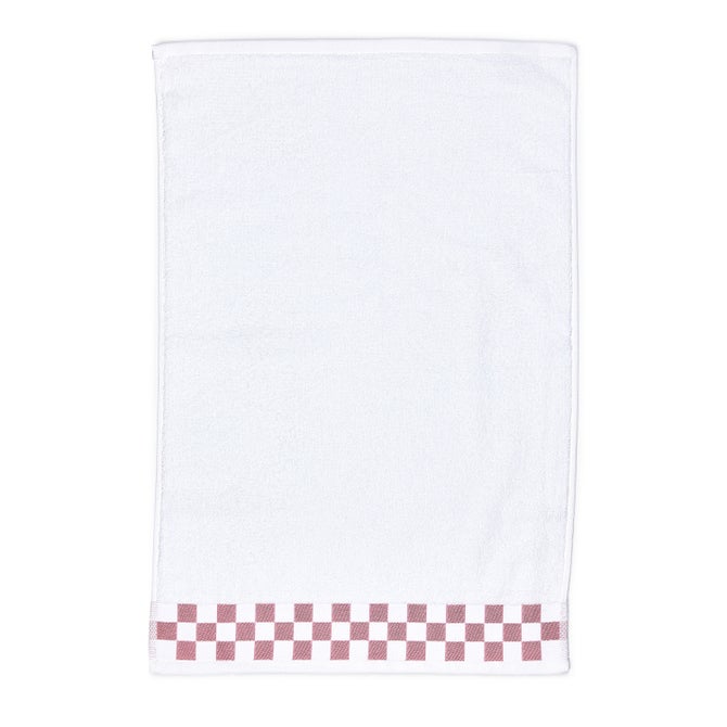 Hand Towel with Rose Check Border image number 1