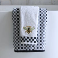 Queen Bee Check Hand Towel