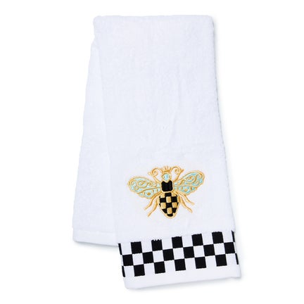 Queen Bee Check Hand Towel