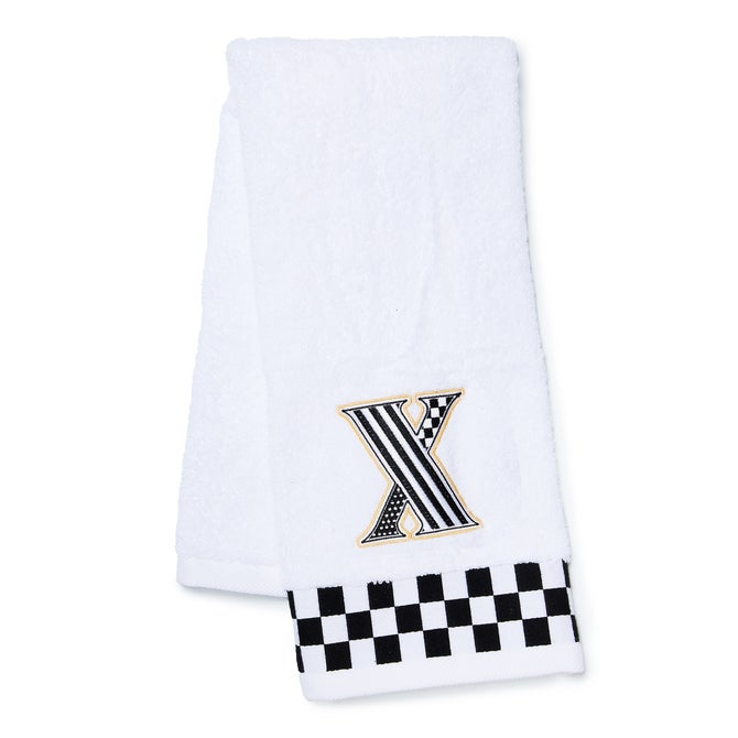 Monogram "X" Check Hand Towel image number 0