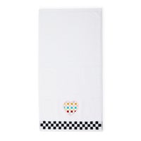 Rainbow Heart Check Hand Towel