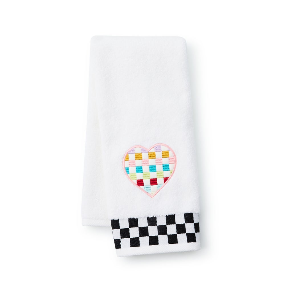 Rainbow Heart Check Hand Towel mackenzie-childs Panama imagen 1 Rainbow Heart Check Hand Towel mackenzie-childs Panama imagen 1