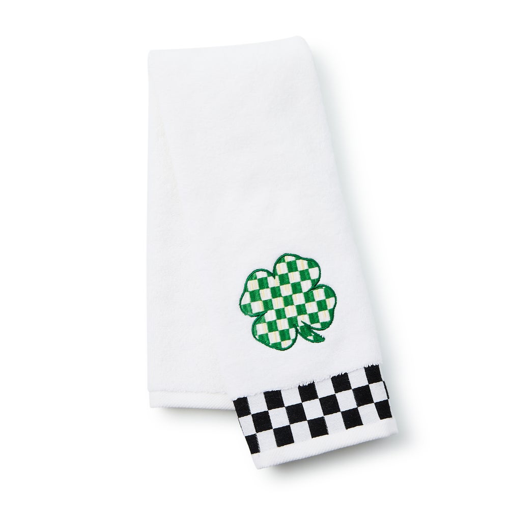 Lucky Clover Check Hand Towel mackenzie-childs Panama imagen 1