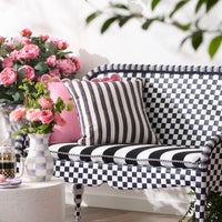 Courtly Check Printed Outdoor Pillow