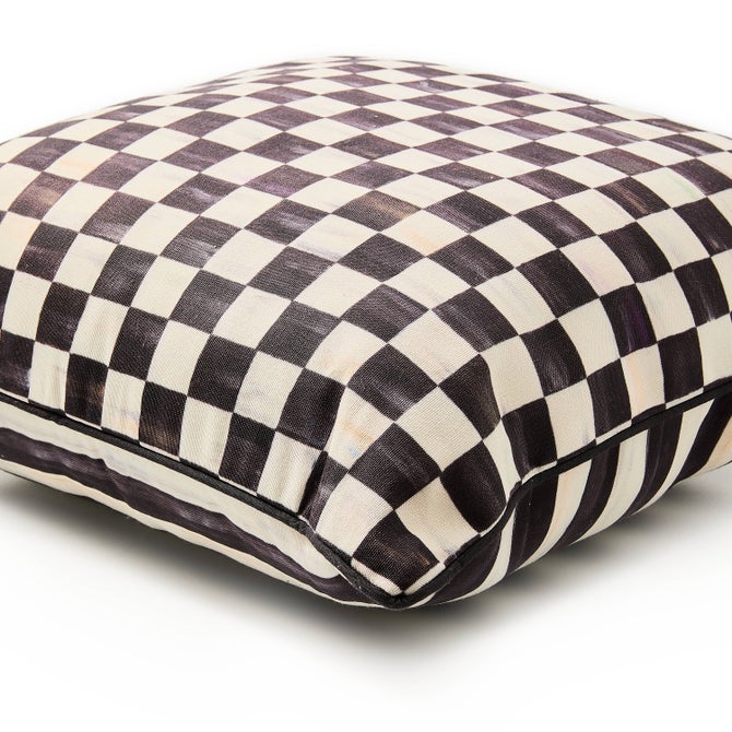Courtly Check Printed Outdoor Pillow image number 2