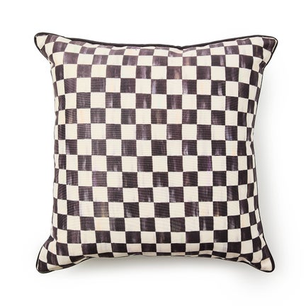 Courtly Check Printed Outdoor Pillow