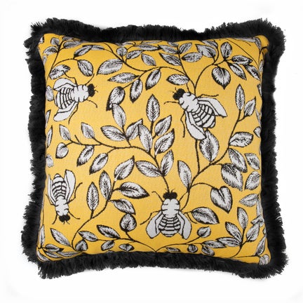 Queen Bee Outdoor Throw Pillow
