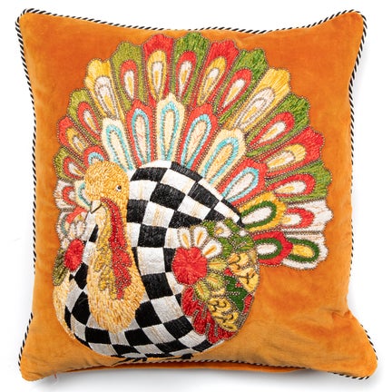 Aurora Turkey Throw Pillow
