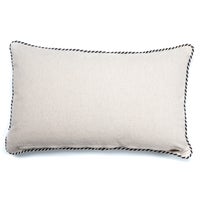 Deck the Halls White Lumbar Pillow