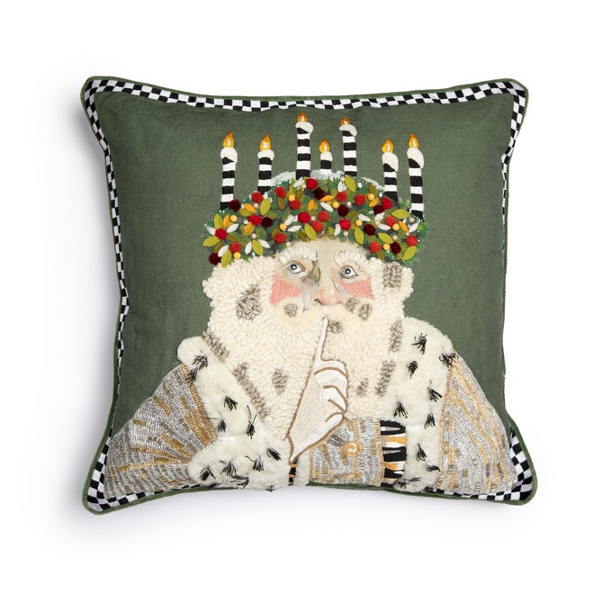 Farmhouse Santa Lucia Throw Pillow image number 0