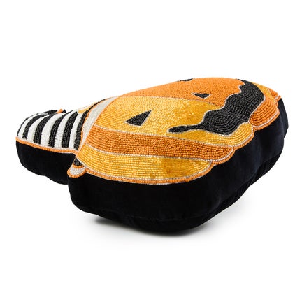 Happy Jack Pumpkin Shaped Throw Pillow