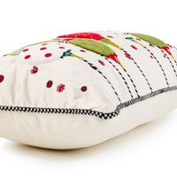 Festive Ornaments Lumbar Throw Pillow