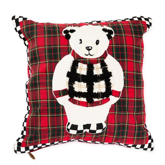 Cozy Bear Throw Pillow image number 0