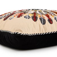 Checked Turkey Throw Pillow