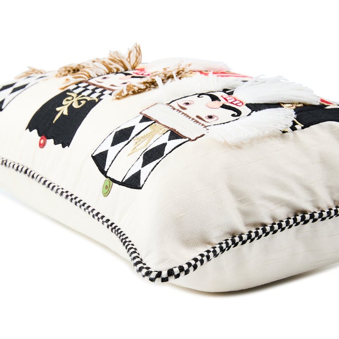 Courtly Nutcracker Lumbar Throw Pillow image number 2