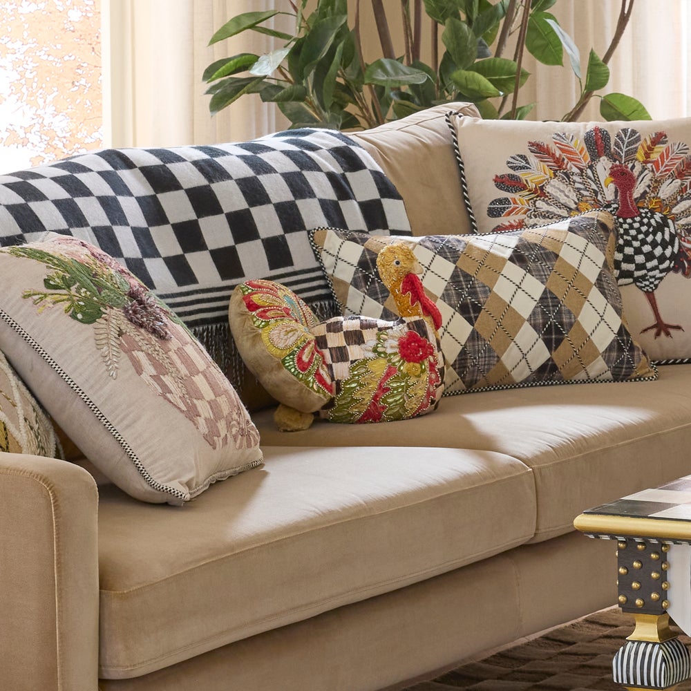 Aurora Turkey Shaped Pillow mackenzie-childs Panama imagen 5