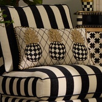 Pineapple Ivory Lumbar Pillow