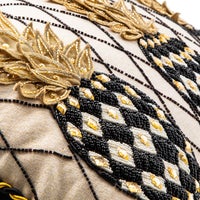 Pineapple Ivory Lumbar Pillow