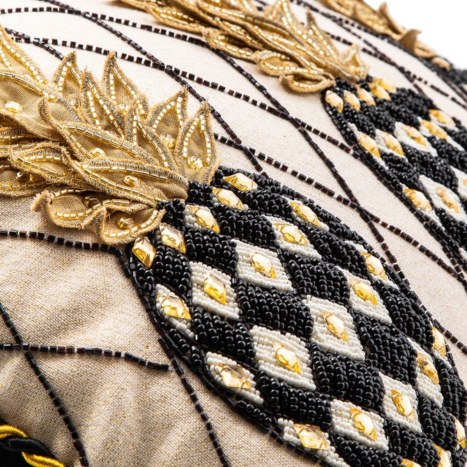 Pineapple Ivory Lumbar Pillow image number 2
