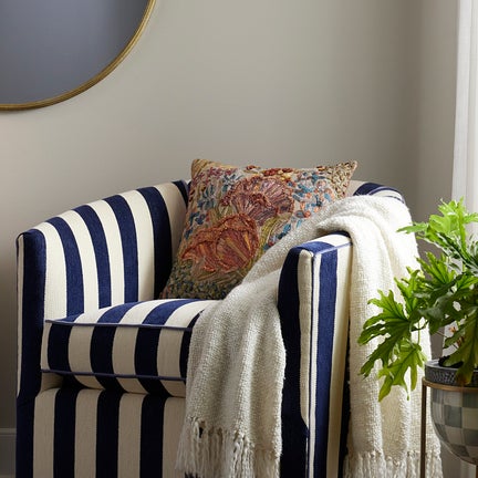 Flower Field Throw Pillow