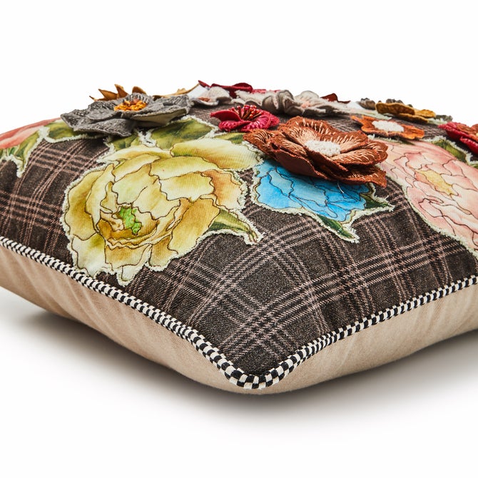 Field Study Embroidered Floral Throw Pillow image number 2