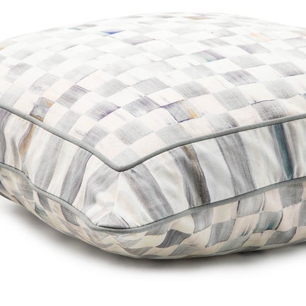 Sterling Check Throw Pillow