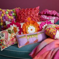 Patience Brewster Gloria Alligator Lumbar Pillow