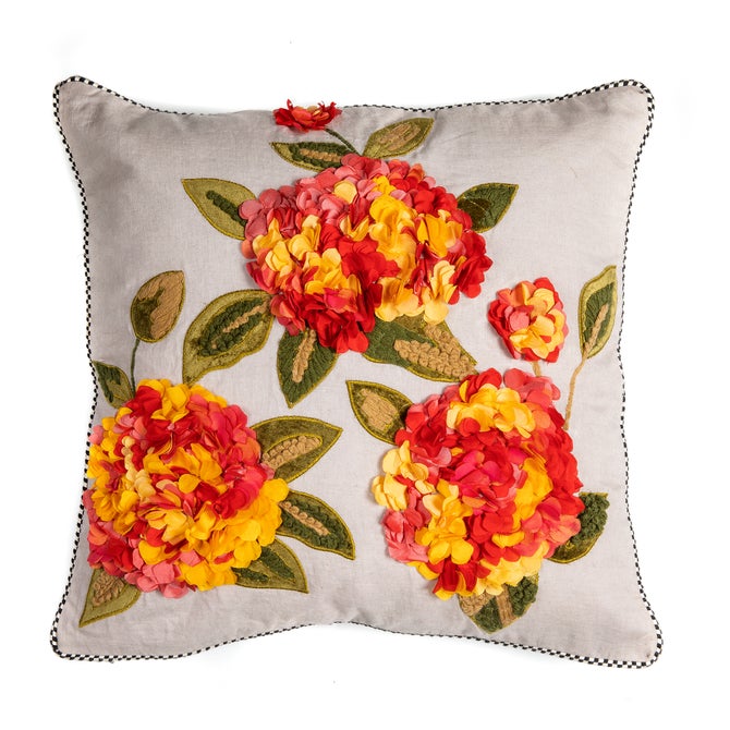 Autumn Hydrangea Pillow image number 0
