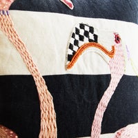 Patience Brewster Flamingo Throw Pillow