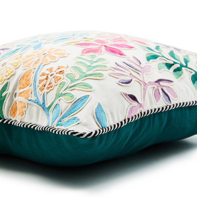 Carnivale Floral Throw Pillow image number 1