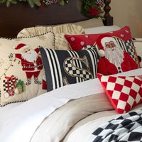 Monogram "S" Beaded Throw Pillow