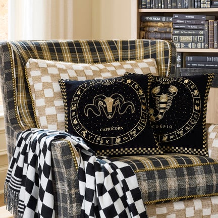 Capricorn Zodiac Throw Pillow